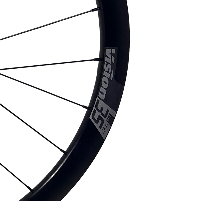 Vision Team 35 Thru Axle Tubeless Ready Disc Wheelset - Shimano HG - Centrelock - Sportandleisure.com
