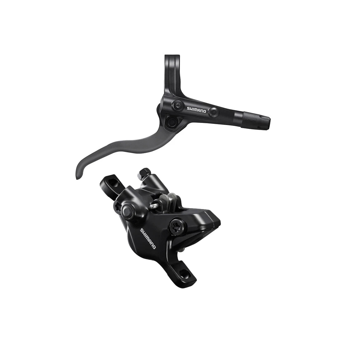 Shimano MT401 Hydraulic Disc Brake Set - Black / Silver - Sportandleisure.com