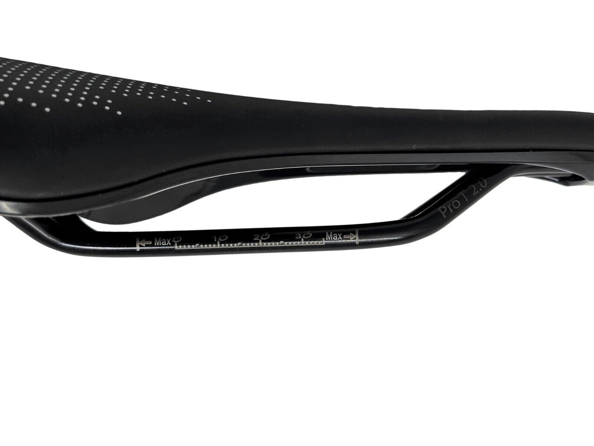 Prologo Akero Pro T2.0 Bike Saddle - Black / Silver - Sportandleisure.com