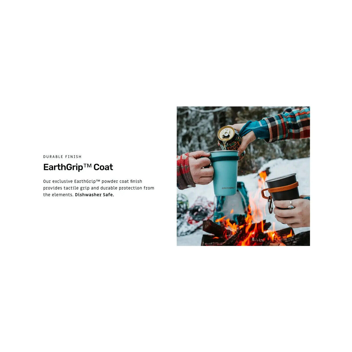 Earthwell Stainless Steel Camping Cup - 470ml - Sportandleisure.com