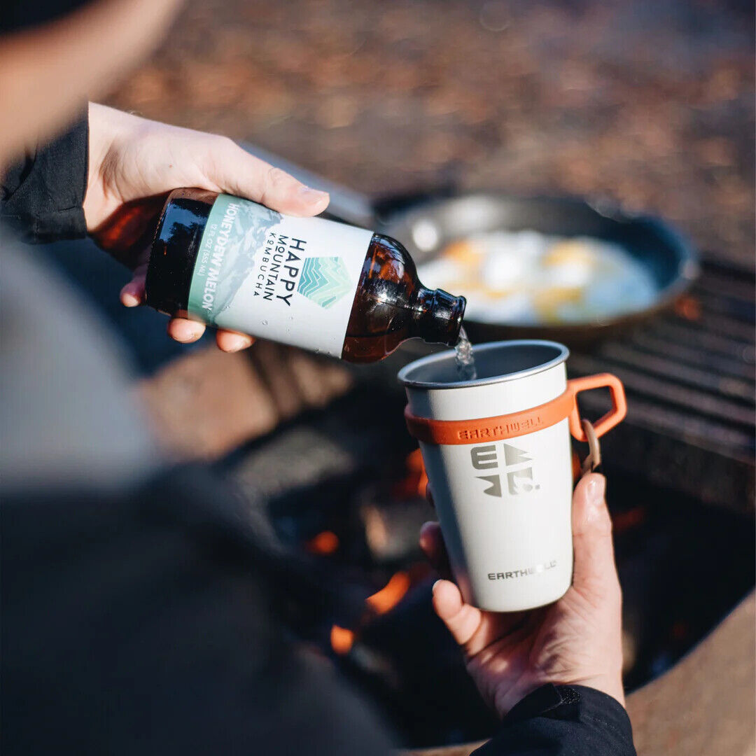 Earthwell Stainless Steel Camping Cup - 470ml - Sportandleisure.com