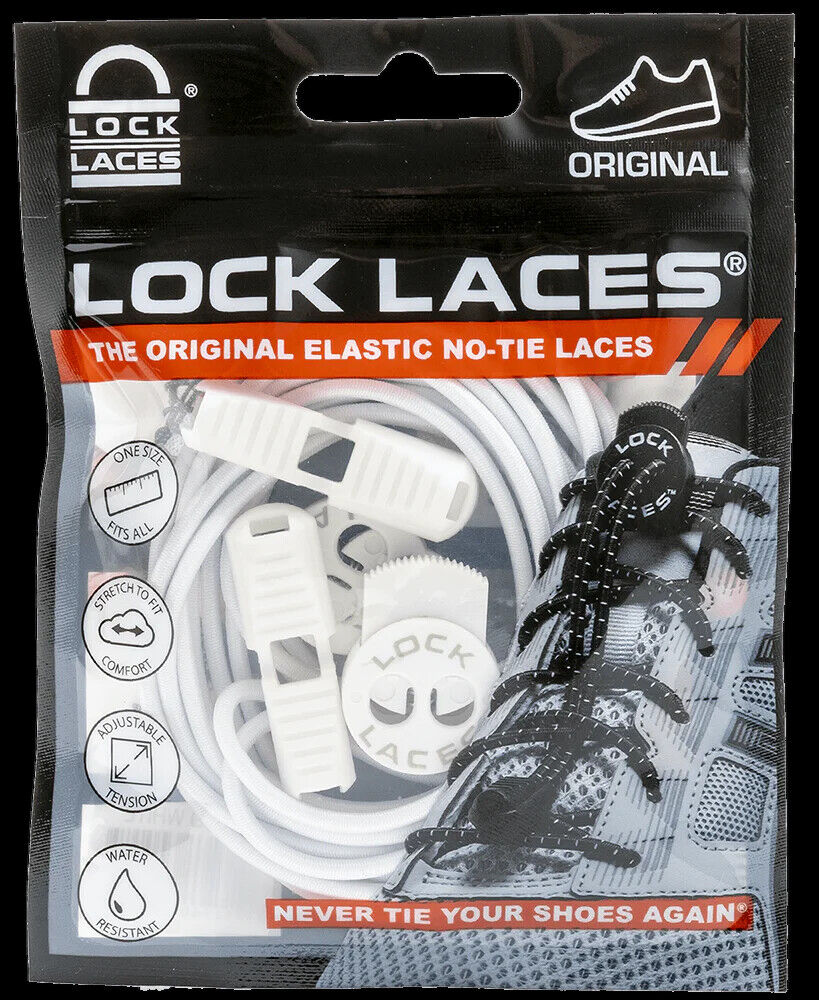 Lock Laces Elastic No Tie Shoe Laces - Sportandleisure.com