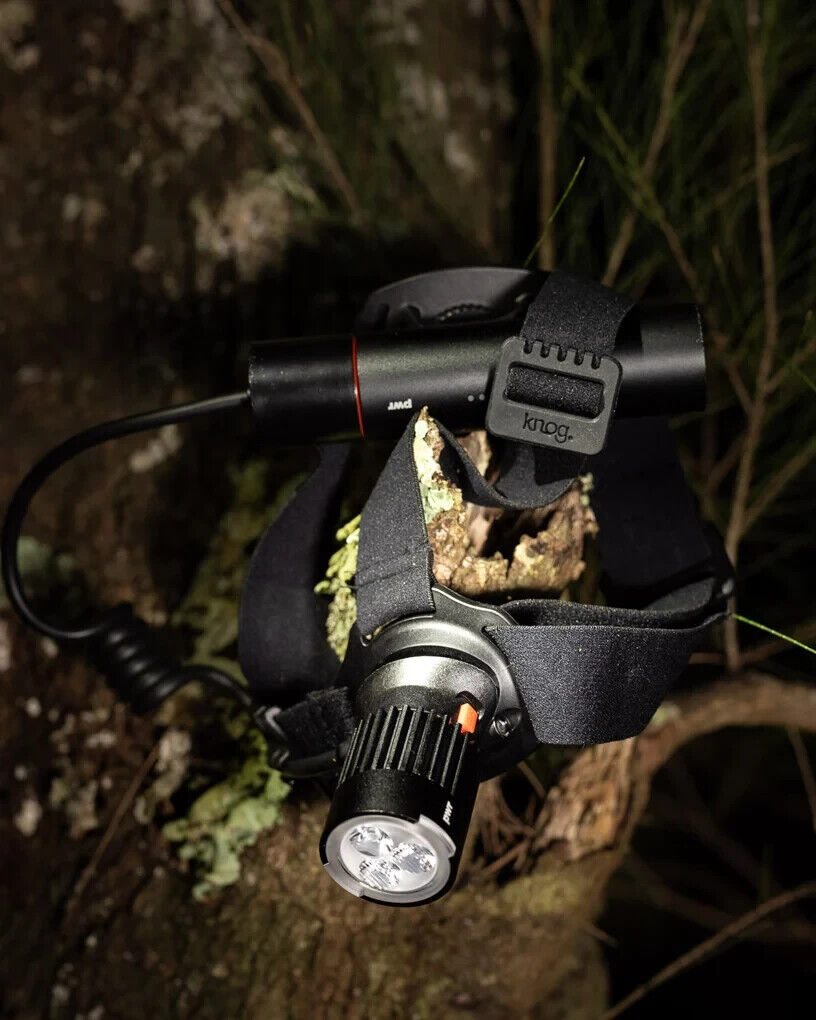 Knog PWR 1000 Headtorch + Battery -  1000 Lumens - Sportandleisure.com