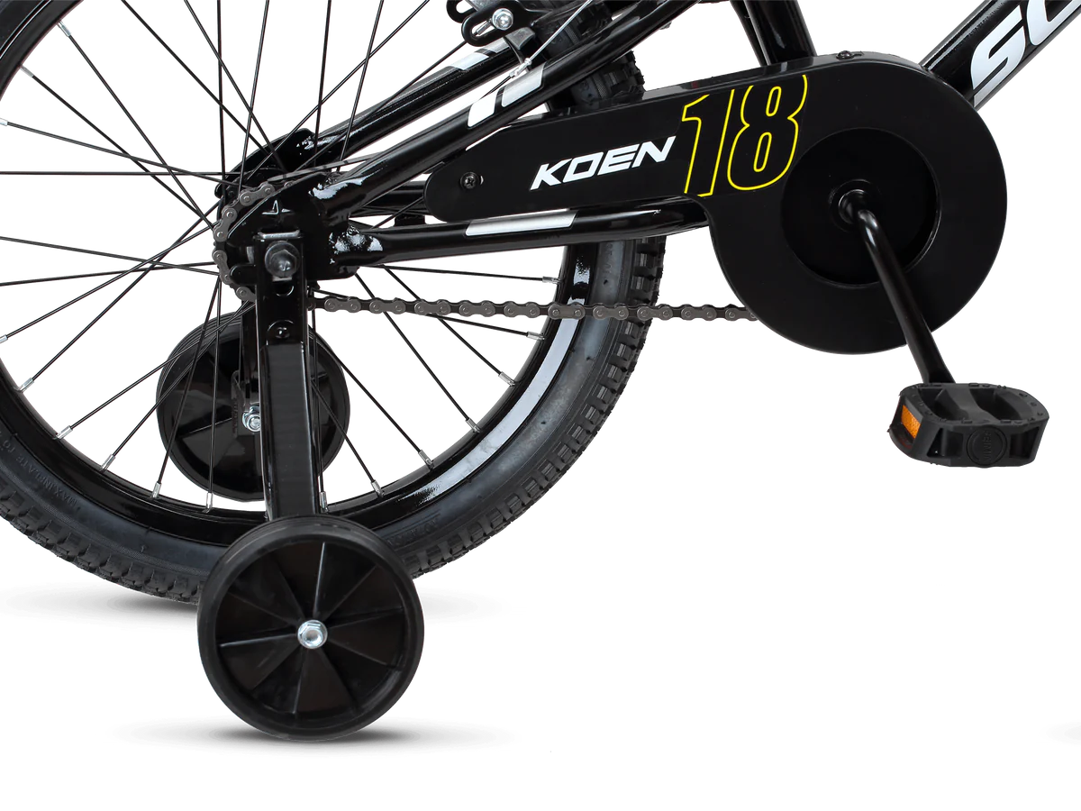 Schwinn Koen 18" Kids Bike - Jet Black - Sportandleisure.com