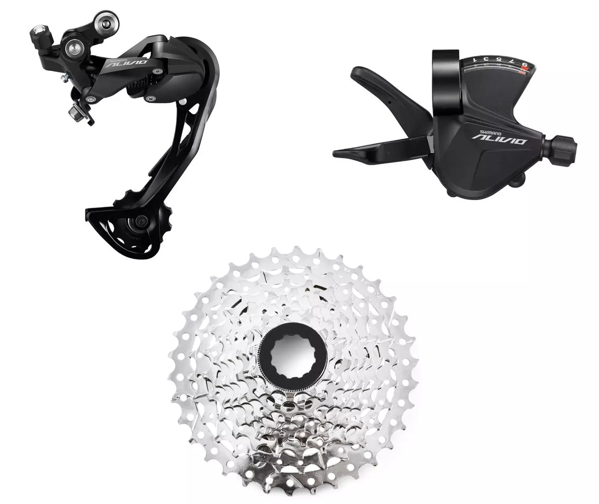 Shimano Alivio 1 x 9 Speed Drivetrain Groupset - 11-32T - Sportandleisure.com