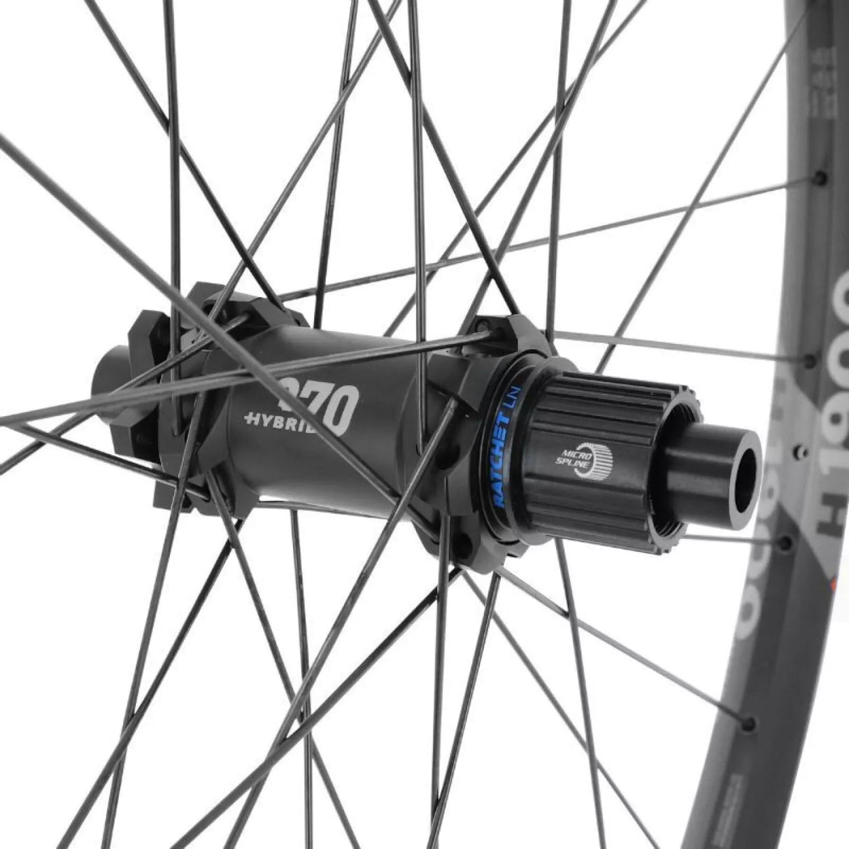 DT Swiss H 1900 Spline Hybrid E-MTB Microspline Rear Wheel - 35mm Rim - Sportandleisure.com