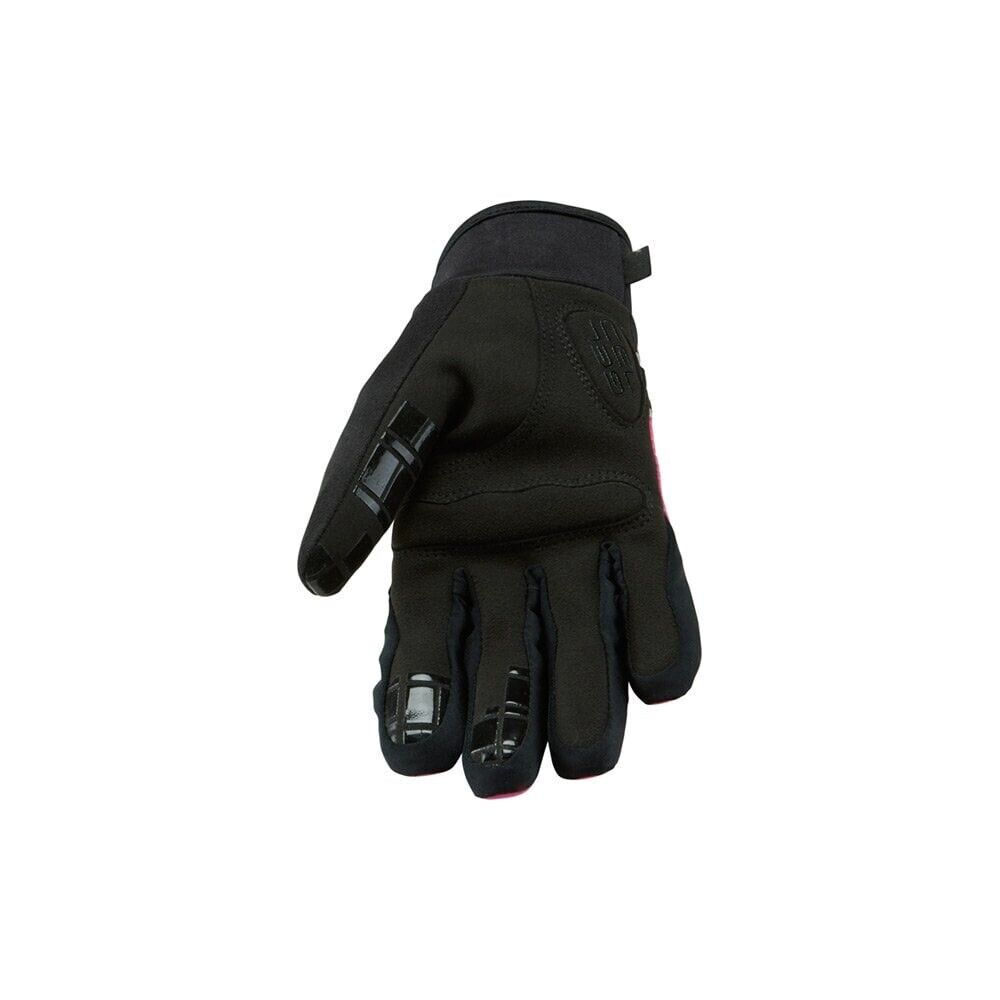 Madison Protec Youth Waterproof Cycling Gloves - Knockout Pink - Youth Large - Sportandleisure.com