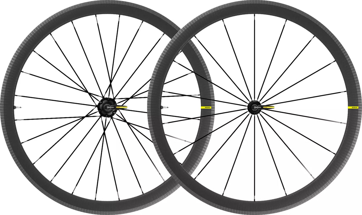 Mavic Cosmic SL 40 700c Rim Brake QR Wheelset - Sportandleisure.com