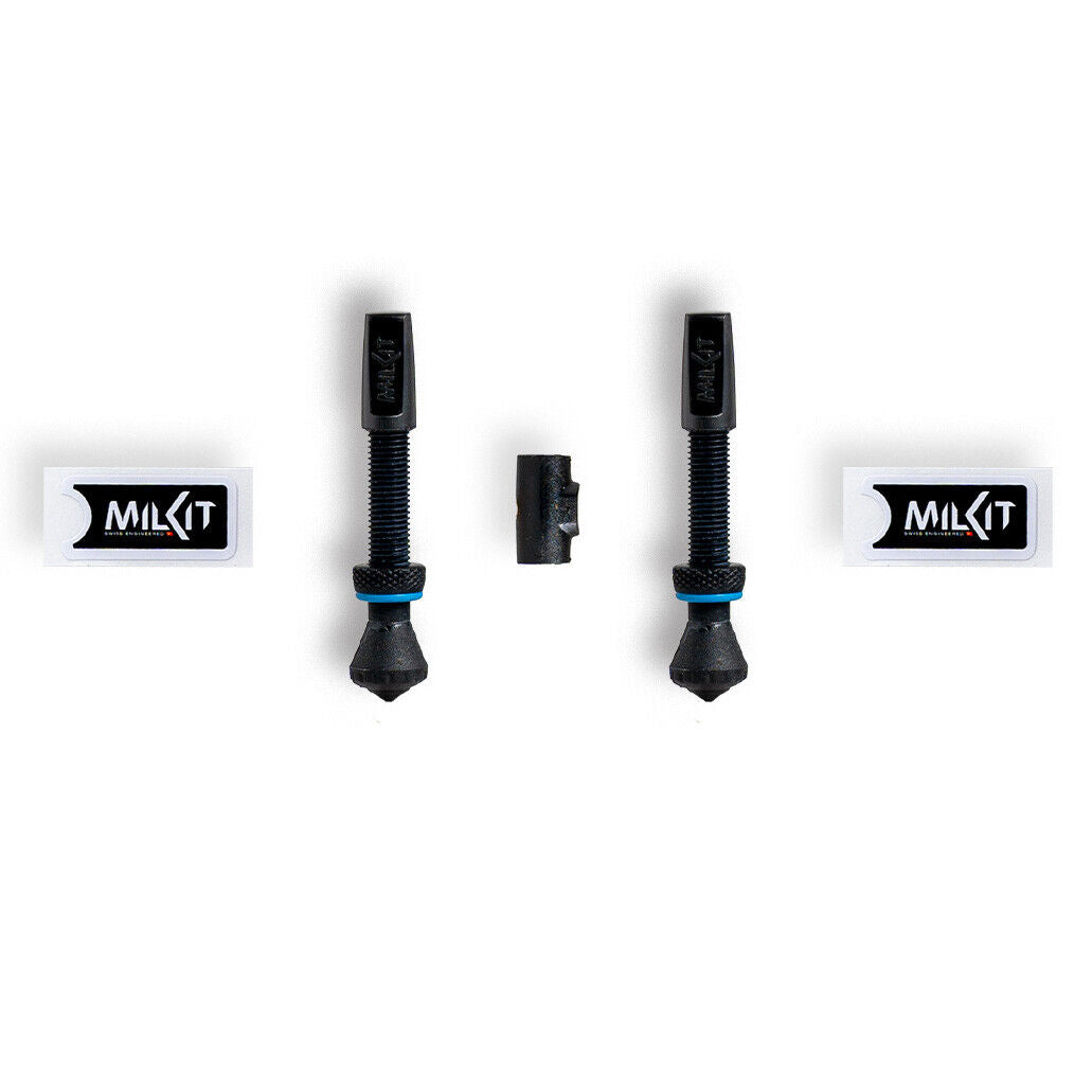 milKit Valve Kit - Tubeless Valve Set - Choose Valve Length - Sportandleisure.com