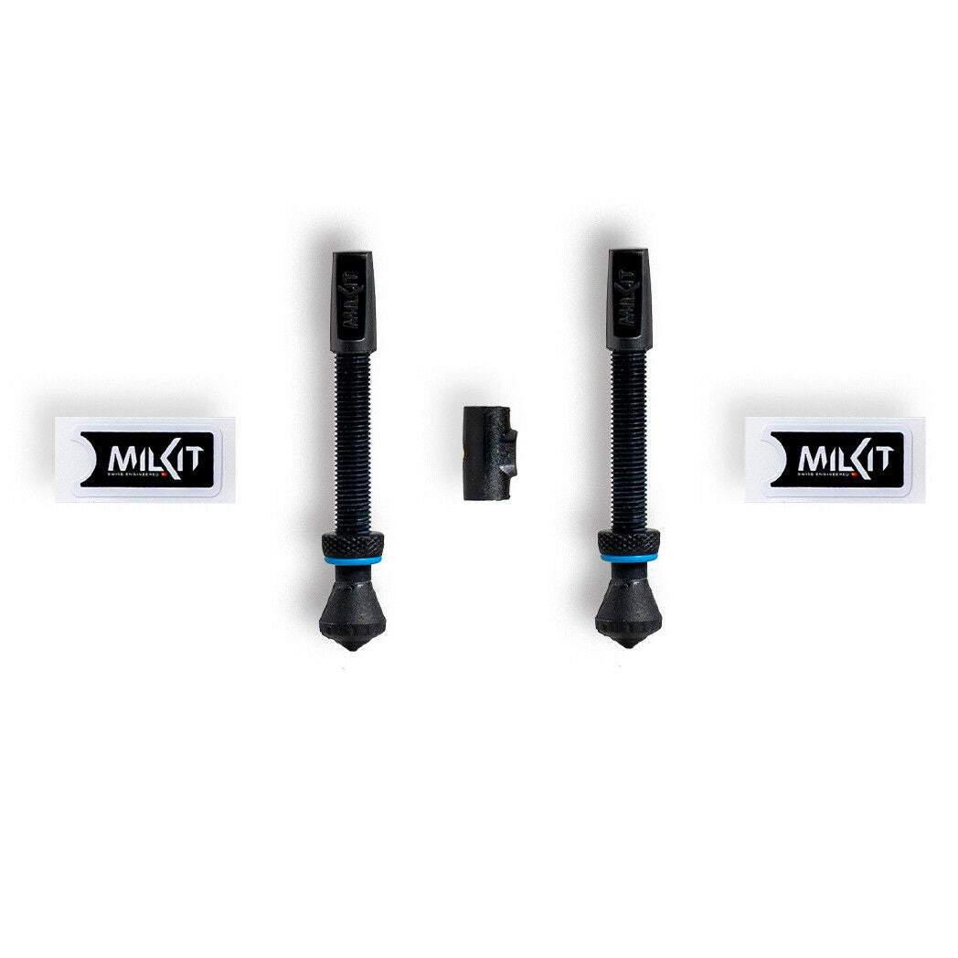 milKit Valve Kit - Tubeless Valve Set - Choose Valve Length - Sportandleisure.com
