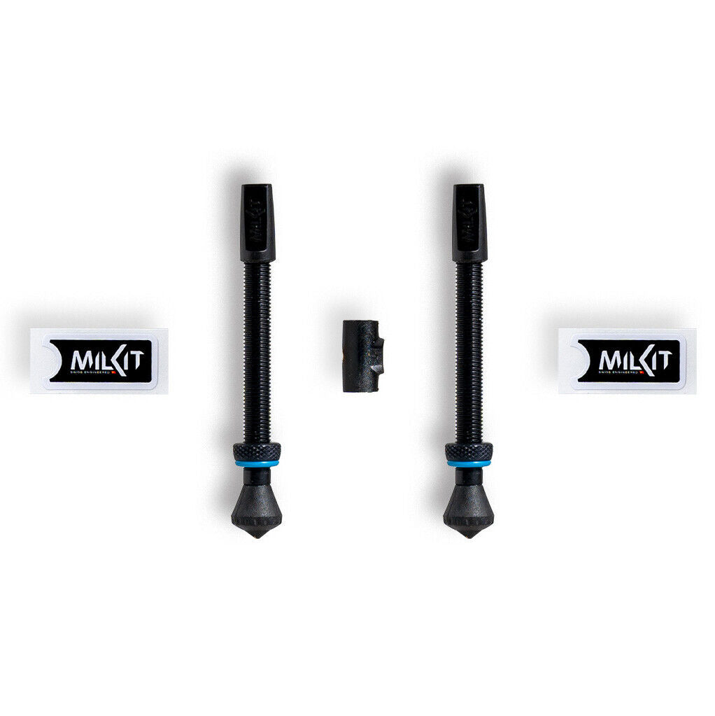 milKit Valve Kit - Tubeless Valve Set - Choose Valve Length - Sportandleisure.com