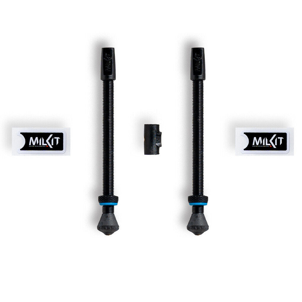milKit Valve Kit - Tubeless Valve Set - Choose Valve Length - Sportandleisure.com