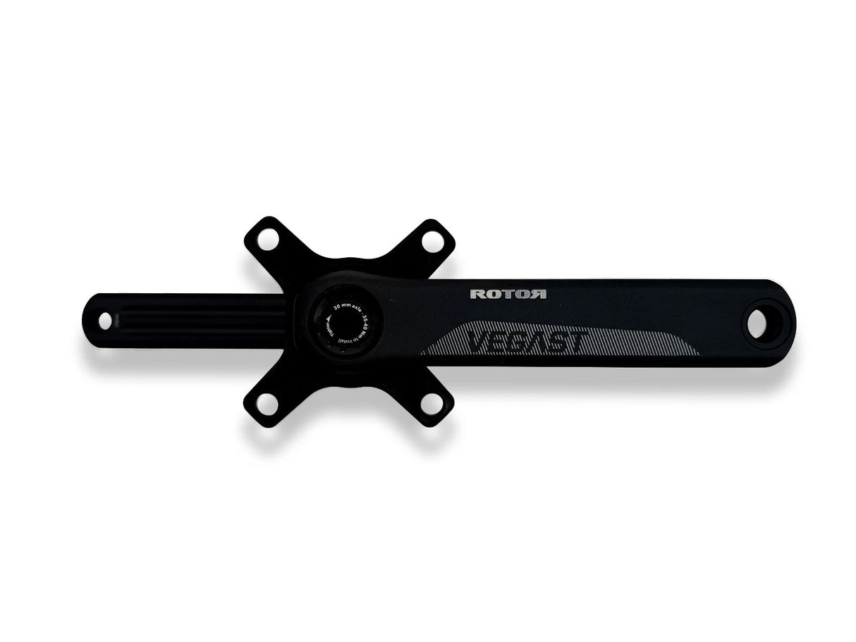 Rotor Vegast Crank Arm Set With 4 Bolt Spider - Sportandleisure.com