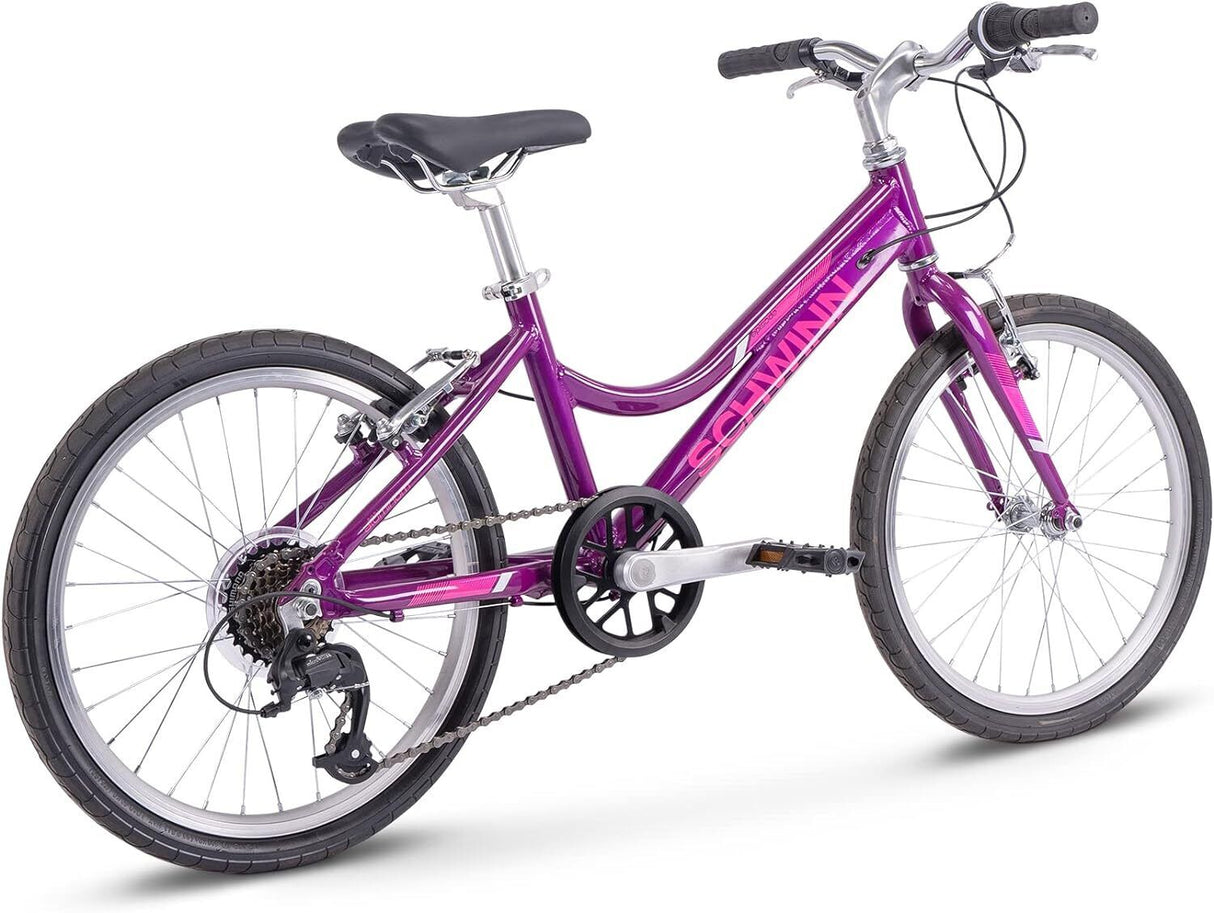 Schwinn Episode 20" Kids Aluminium Mountain Bike - Maroon Purple - Sportandleisure.com