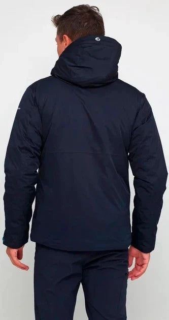 ICEPEAK Ballston Mens Hooded Jacket - Dark Blue - Sport & Leisure