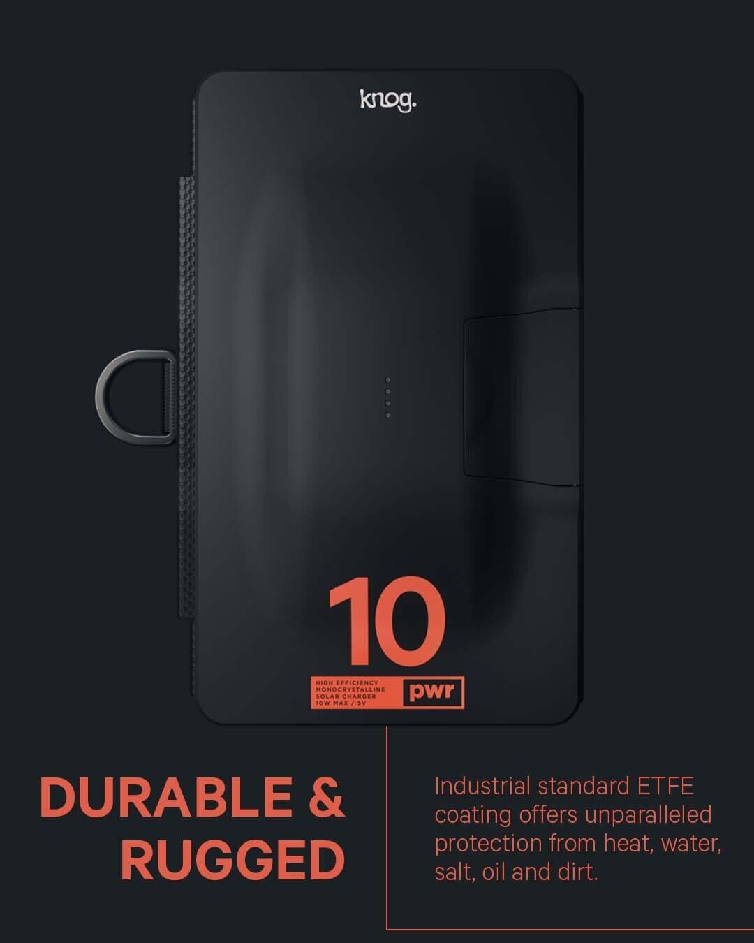 Knog PWR Portable Solar Panel 10W - Sportandleisure.com