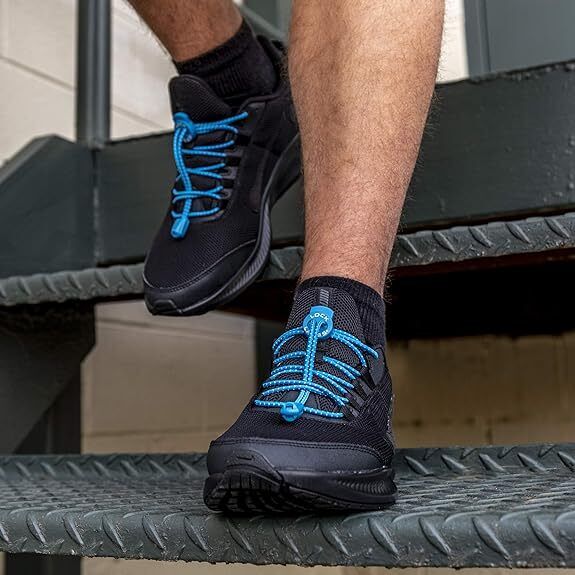 Lock Laces Reflective Elastic No Tie Shoe Laces - Sportandleisure.com