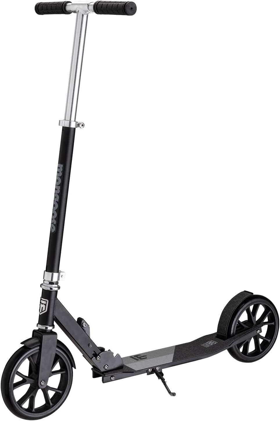 Mongose Trace 200 Folding Push/Kick Scooter - Black & Grey - Sportandleisure.com