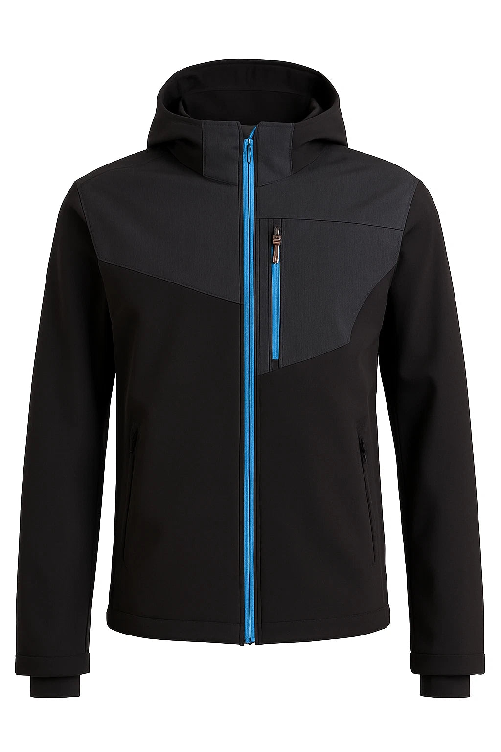 ICEPEAK Bendon Mens Softshell Waterproof & Windproof Jacket - Black - Sport & Leisure