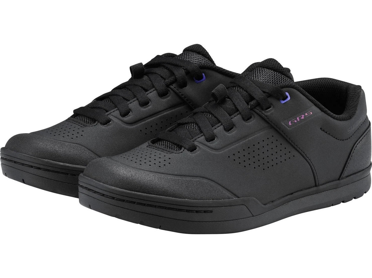 Shimano GR5 Womens Flat MTB Flat Pedal Cycling Shoe - Black - Sport & Leisure