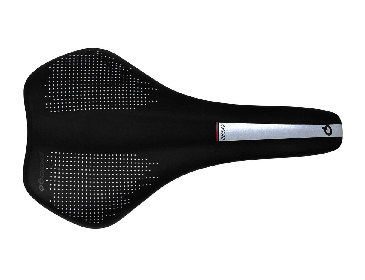 Prologo Akero Pro T2.0 Bike Saddle - Black / Silver - Sportandleisure.com