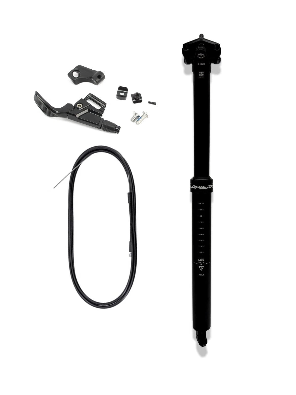 Lapierre x TranzX JD-YSP18 31.6mm Internal Route Dropper Post - Black - Sportandleisure.com