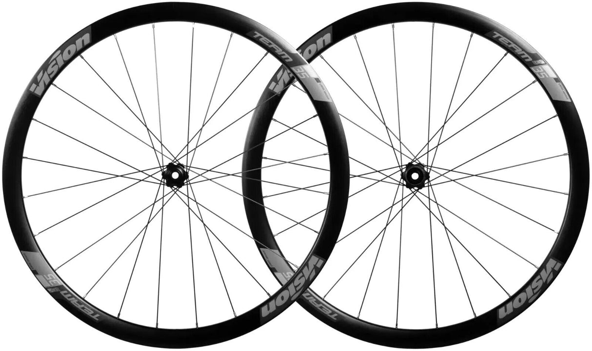 Vision Team 35 Thru Axle Tubeless Ready Disc Wheelset - SRAM XDR - Centrelock - Sportandleisure.com