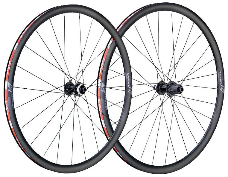 Vision Team 30 TC Thru Axle Tubeless Ready Disc Wheelset - Shimano HG - Centre Lock - Sportandleisure.com