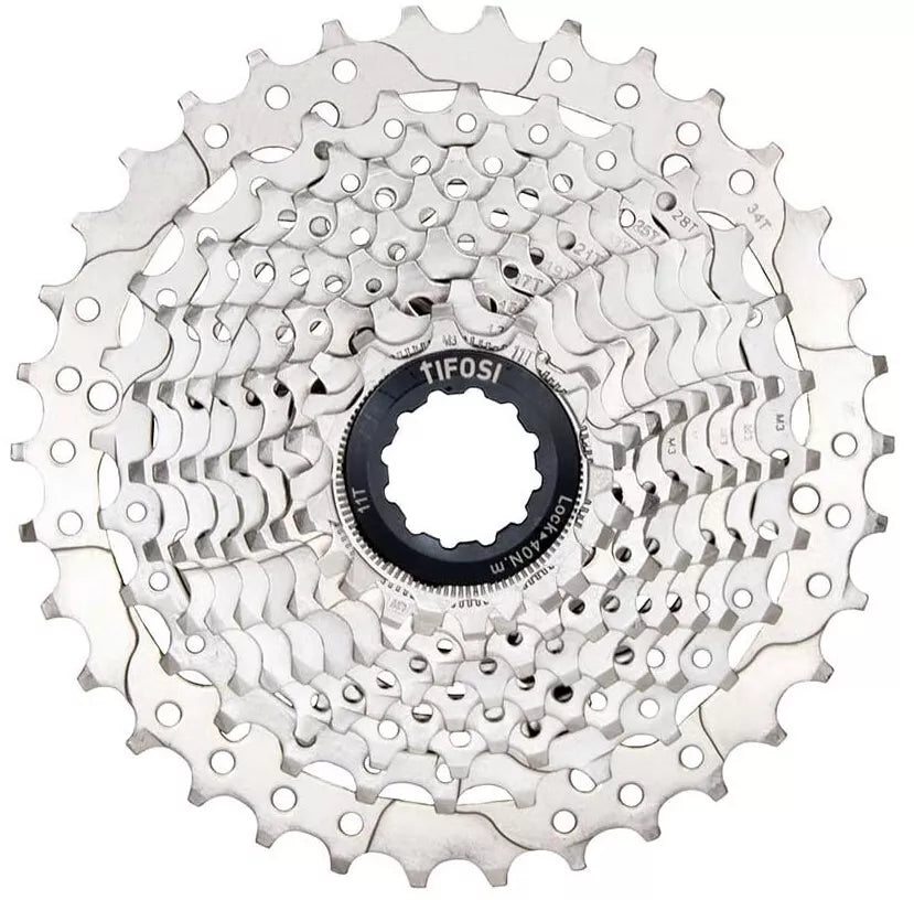 Tifosi 11 Speed Cassette - 11-34t - Silver - Sportandleisure.com