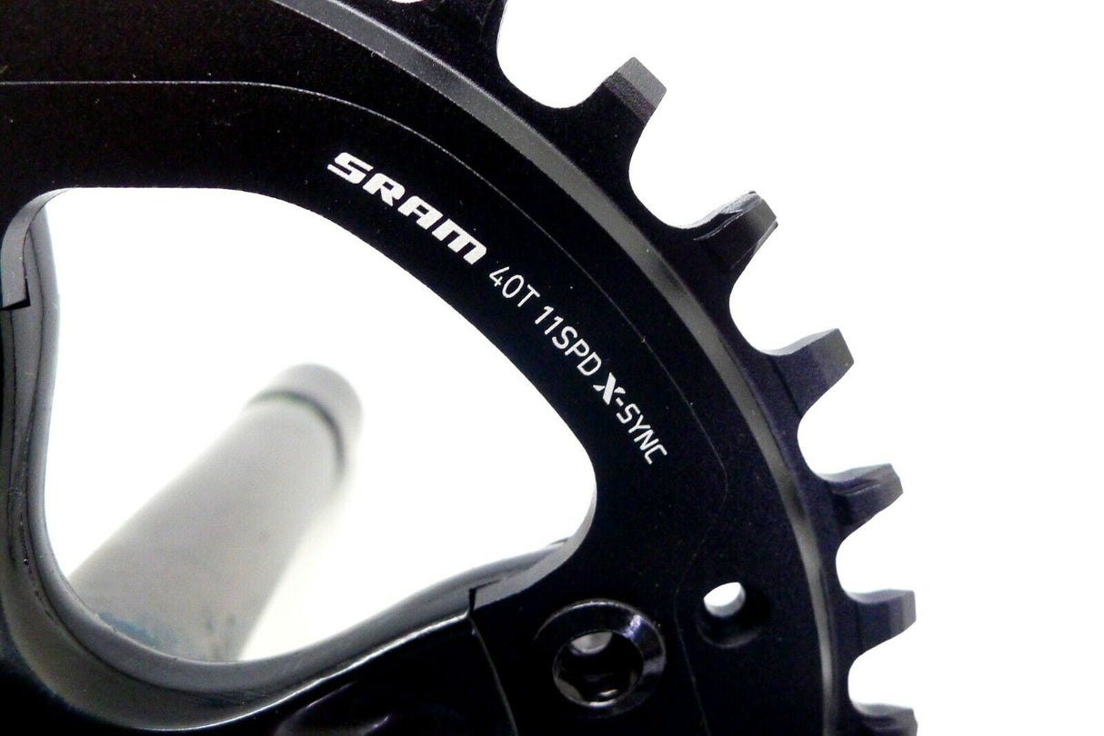 SRAM S350 1 1 x 11 Gravel Chainset - 40T - Select Crank Arm Length - Sportandleisure.com