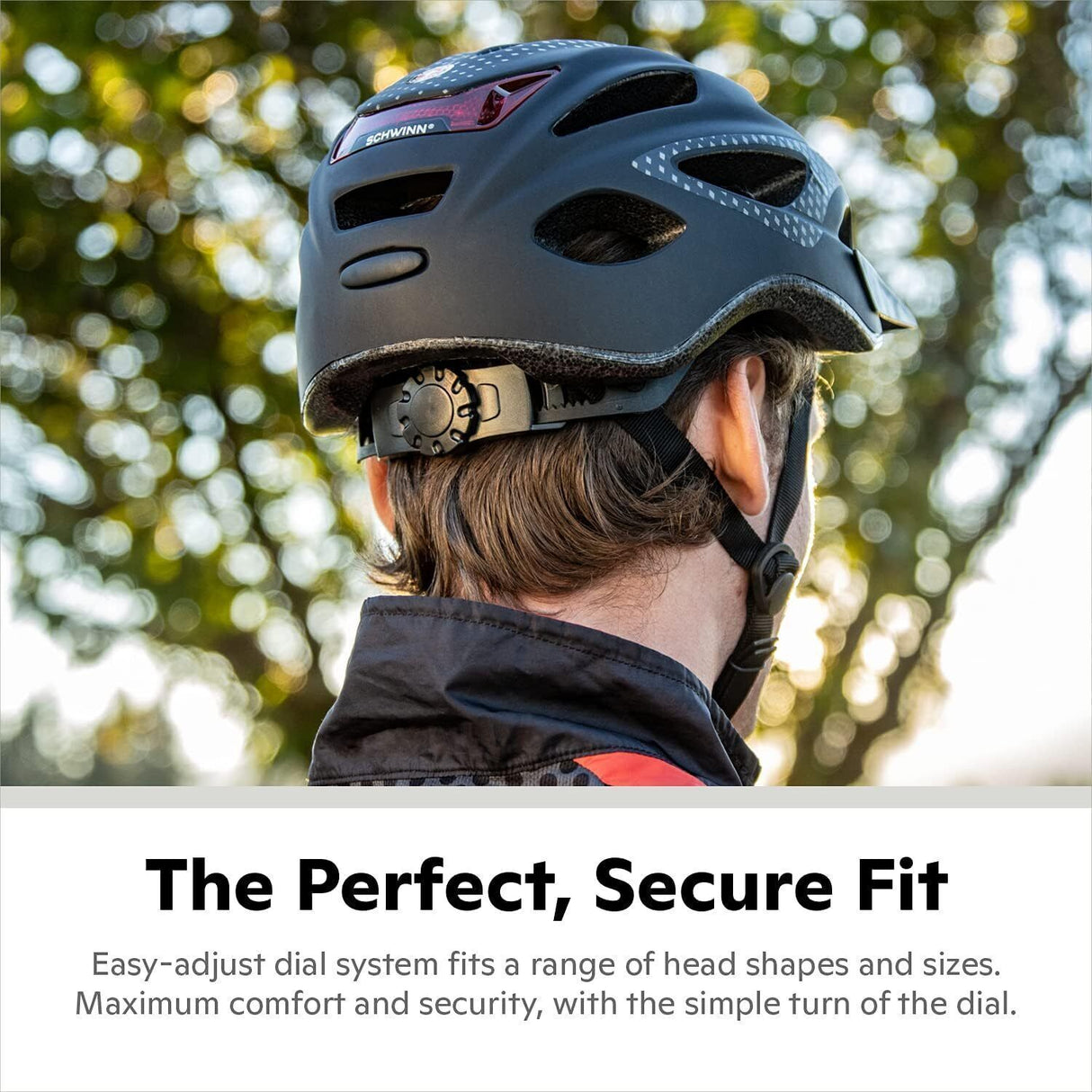 Schwinn Beam Adjustable Bike Helmet With Rear LED Light - Sportandleisure.com