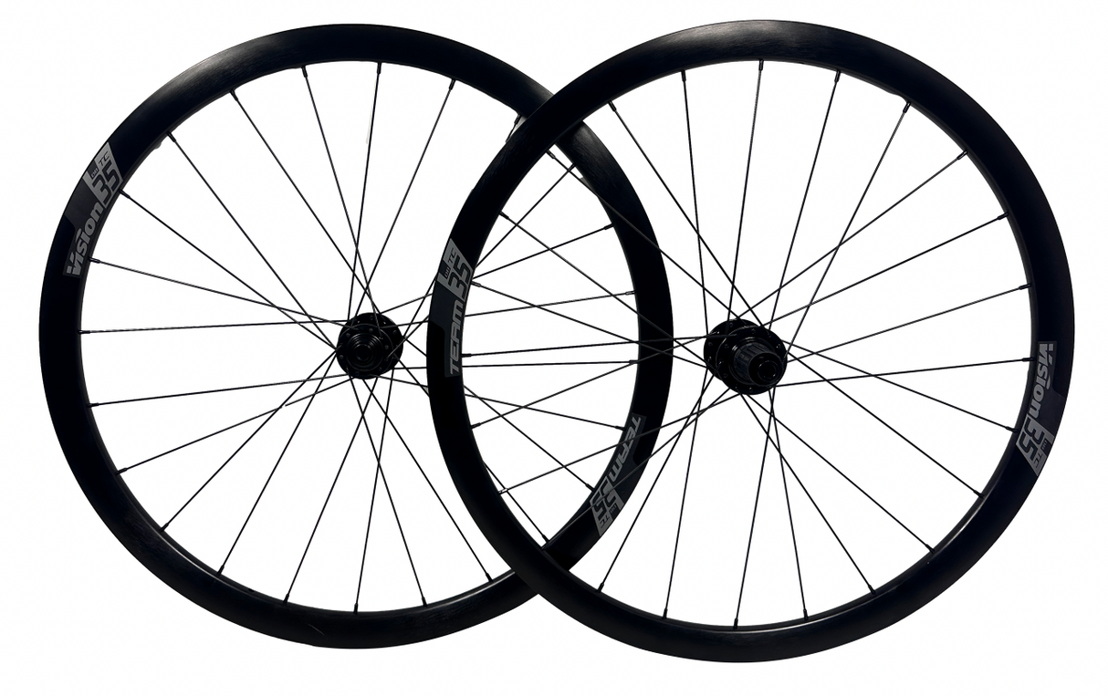 Vision Team 35 Thru Axle Tubeless Ready Disc Wheelset - Shimano HG - Centrelock - Sportandleisure.com