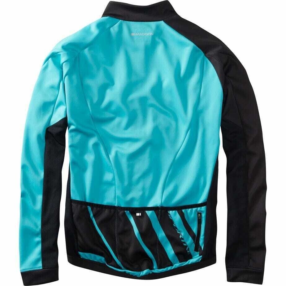 Madison Sportive Race Men's Long Sleeve Thermal Roubaix Jersey - Small - Blue - Sportandleisure.com