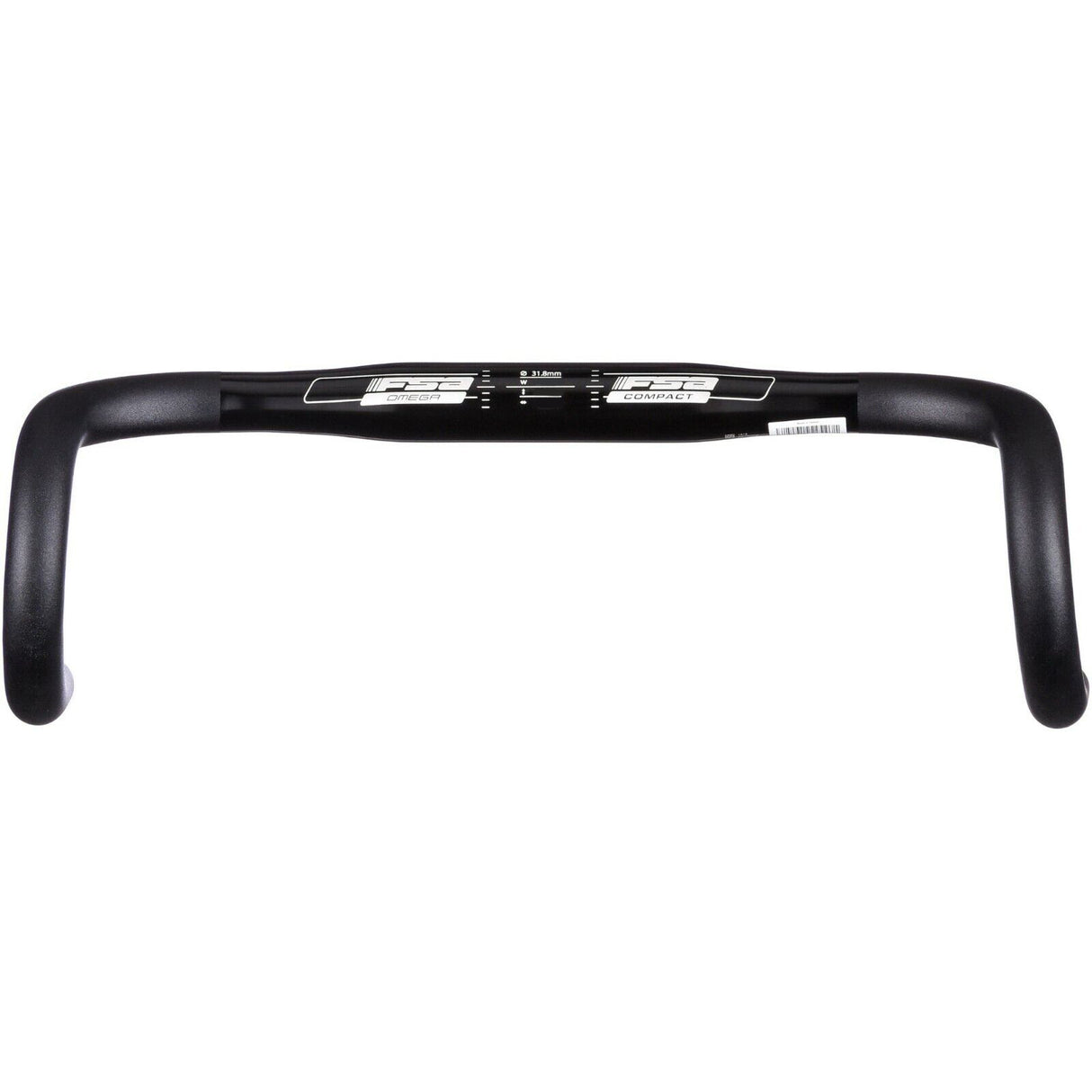 FSA Omega Compact Road Handlebar - Black - Sportandleisure.com