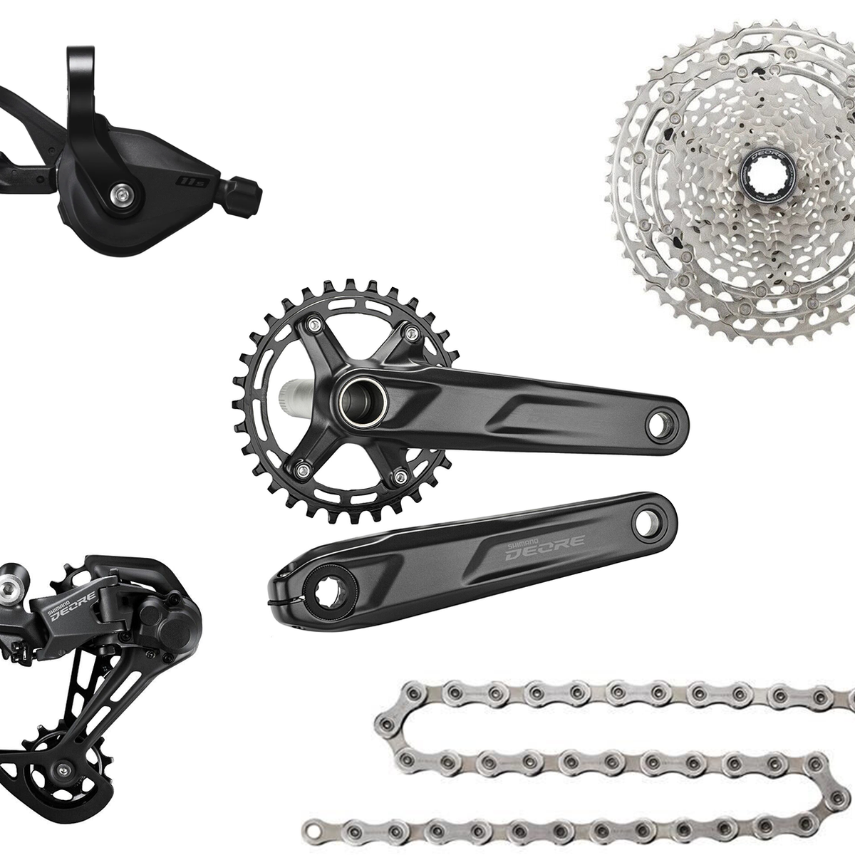 Cassette Mini Groupset Deore M6000 Cassette Gear Set Shimano Deore