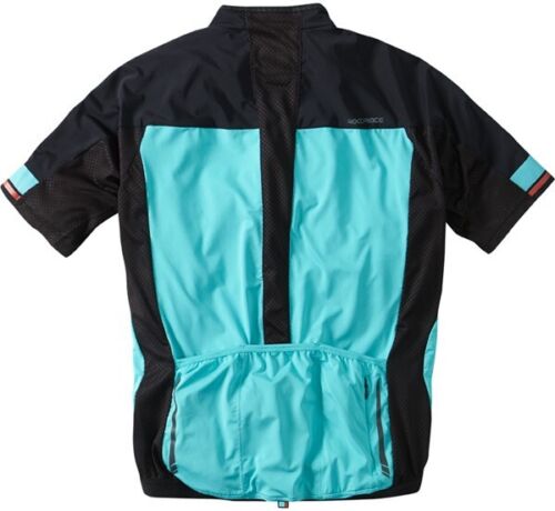 Madison Roadrace Premio Men's Short Sleeve Jersey - XS - Blue Curaco / Black - Sportandleisure.com
