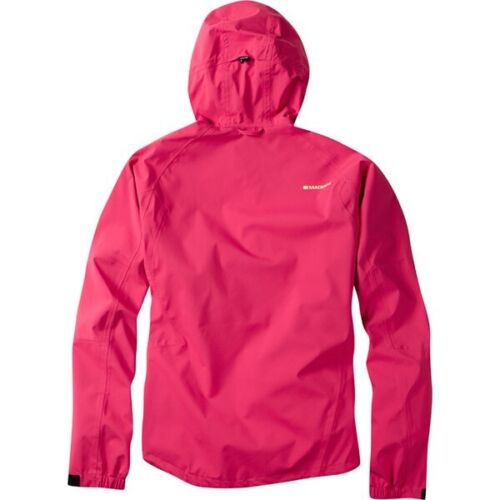 Madison Zena Women's Waterproof Cycling Jacket - Size 12 - Rose Red - Sportandleisure.com