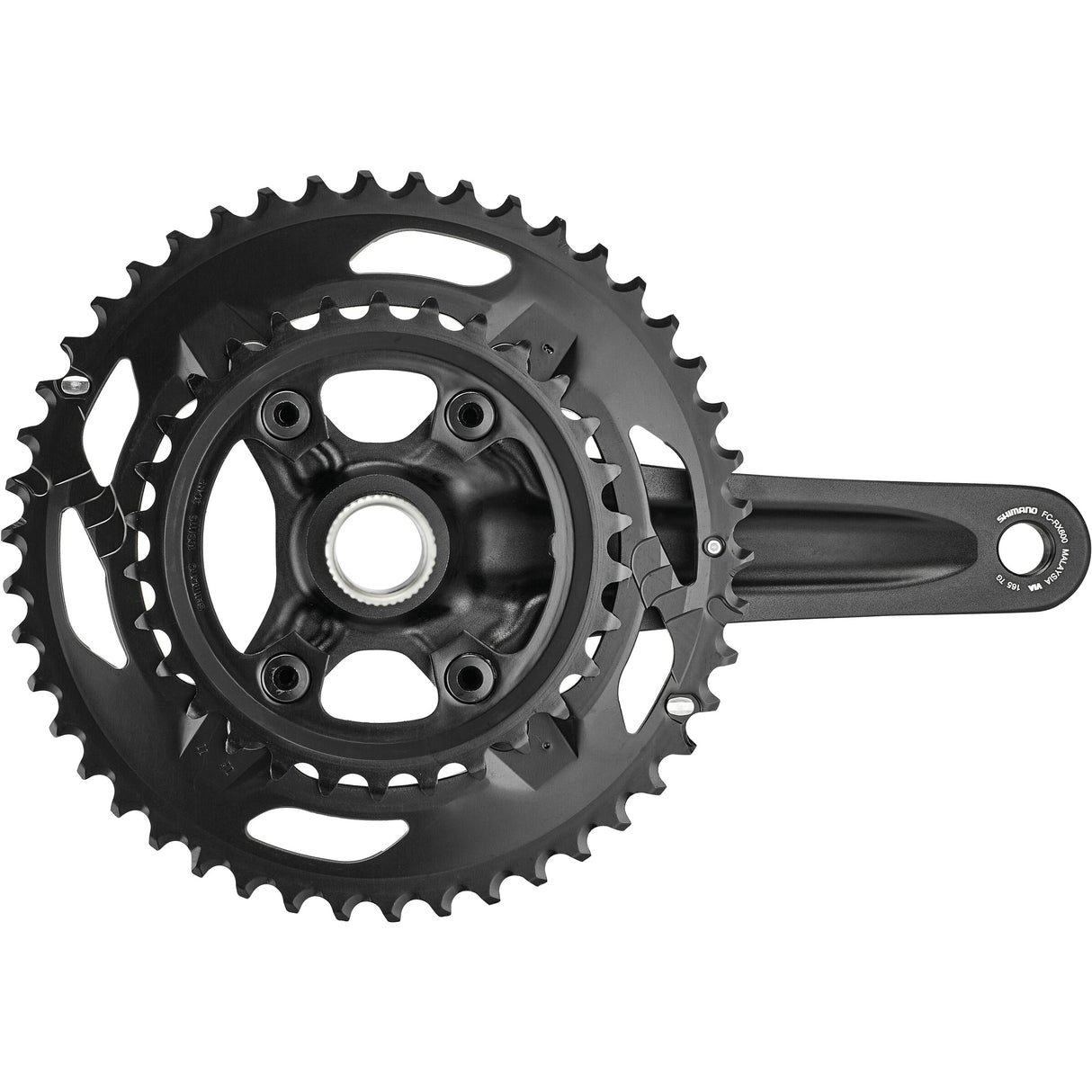 Shimano GRX FC-RX600 2x Chainset - 46/30 - Sportandleisure.com