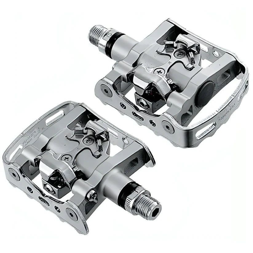 Shimano M324 SPD/Flat Combination Bike Pedals - Silver - Sportandleisure.com