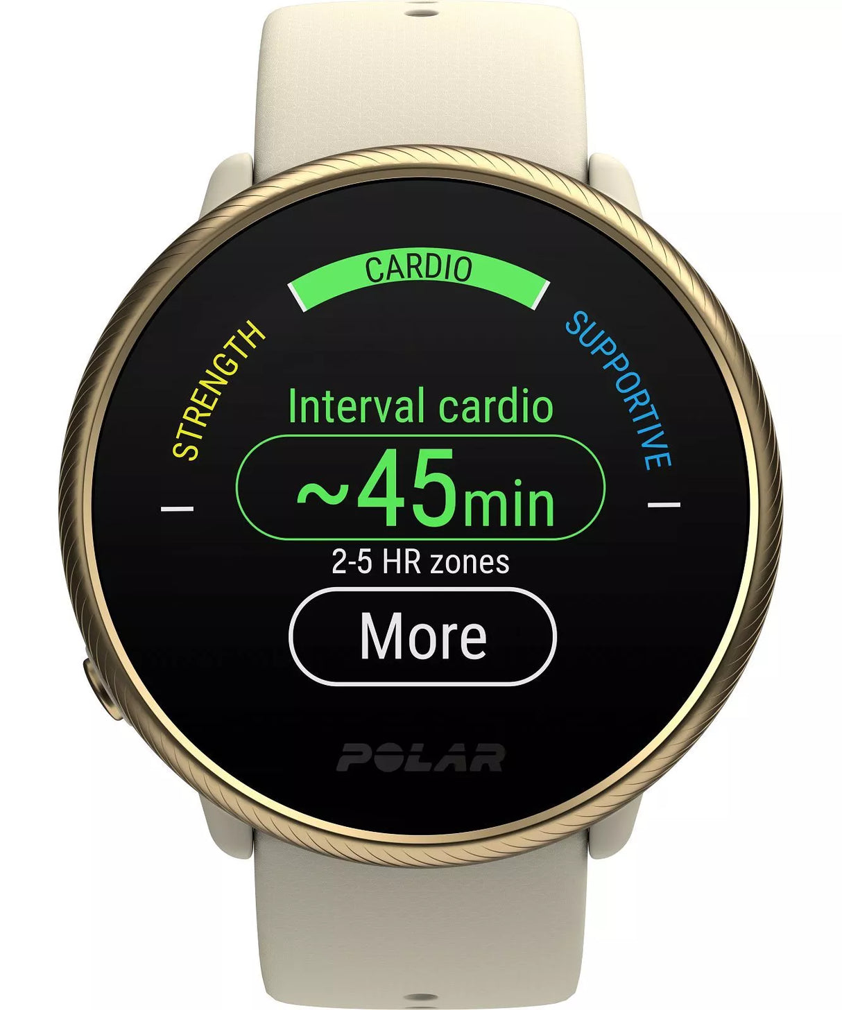 Polar Ignite 2 Multisport Smartwatch - Champagne/Gold - S-L - Sportandleisure.com