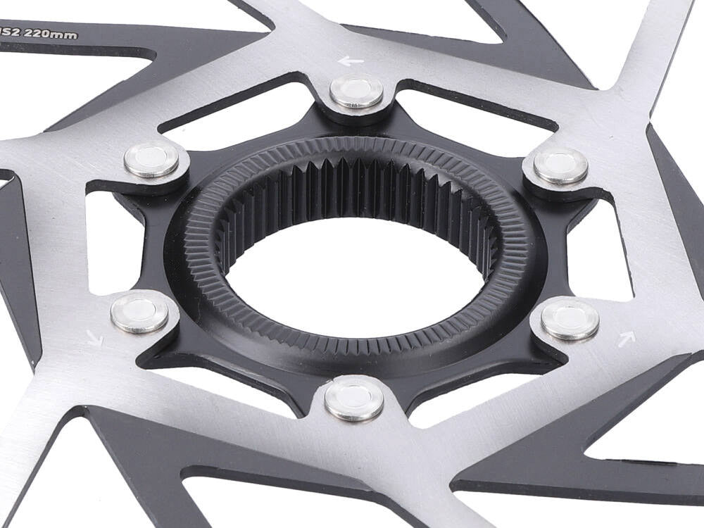SRAM HS2 Centre Lock Rotor - Silver - Sportandleisure.com