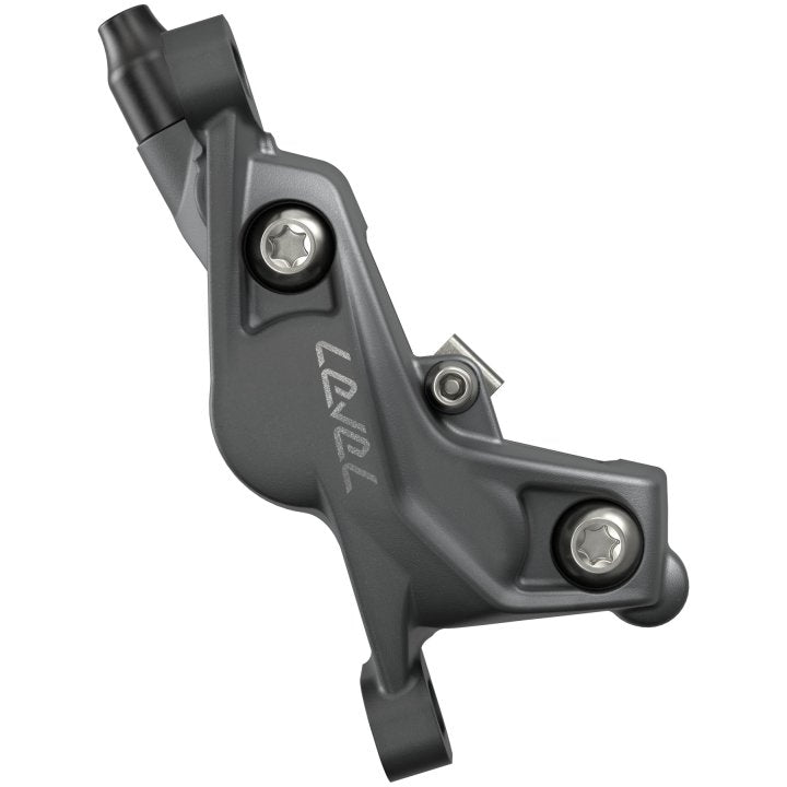 SRAM Level Bronze Stealth 4 Piston Disc Brake Set - Grey - Sportandleisure.com