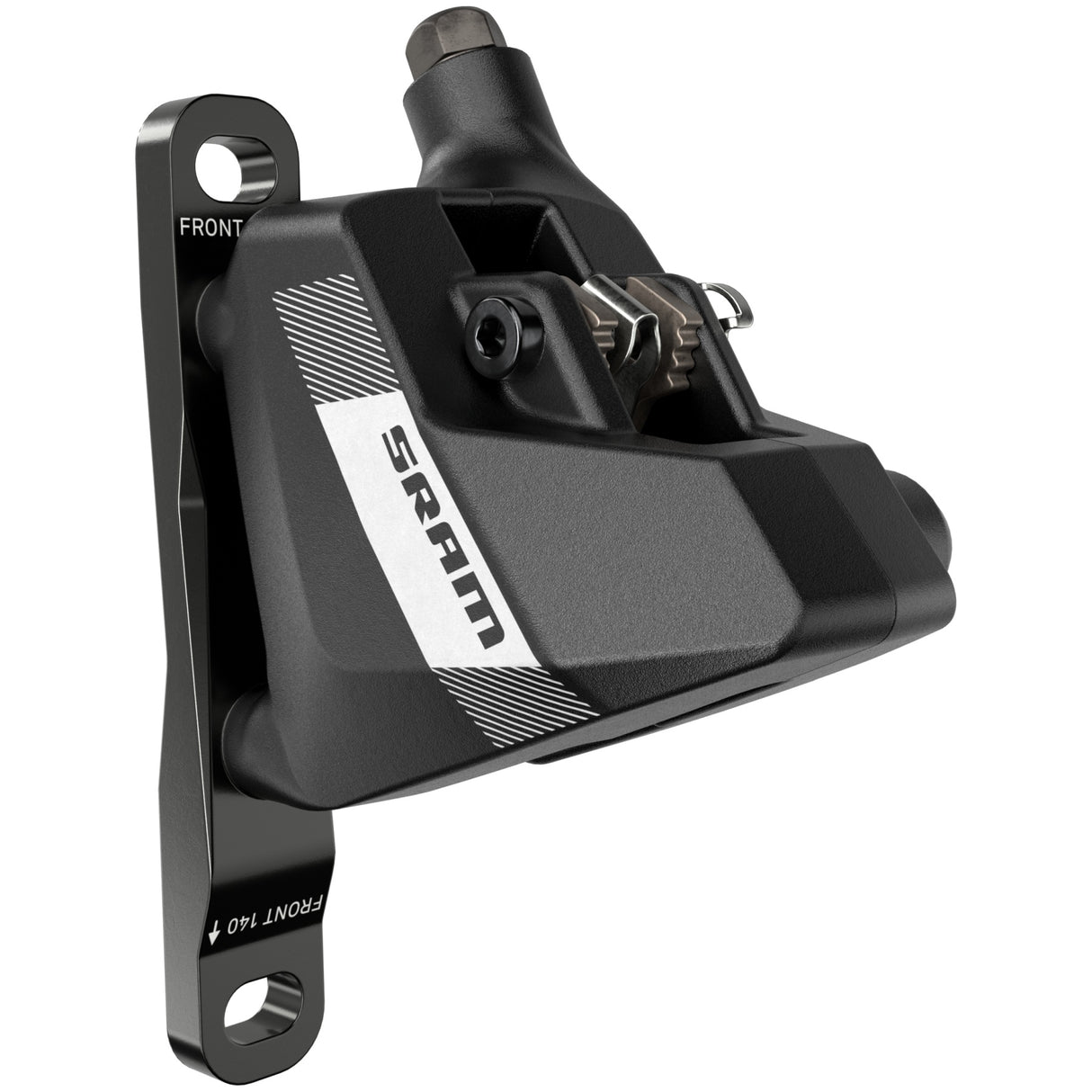 SRAM S300 Flat Mount Disc Brake Set - Black - Sportandleisure.com