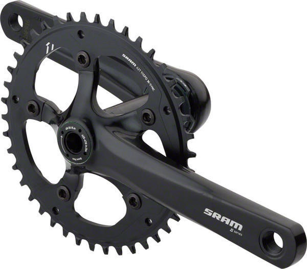 SRAM S350 1 1 x 11 Gravel Chainset - 40T - Select Crank Arm Length - Sportandleisure.com