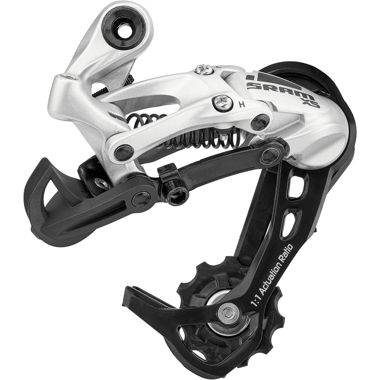 SRAM X5 8 / 9 Speed Rear Derailleur - Silver - Sportandleisure.com