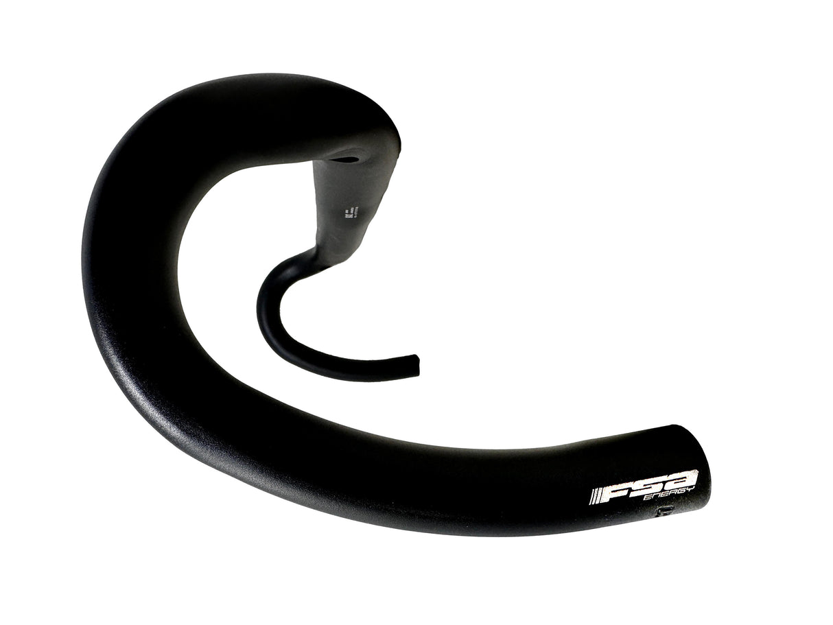 FSA Energy Compact Road Handlebars - 440mm - Black - Sportandleisure.com