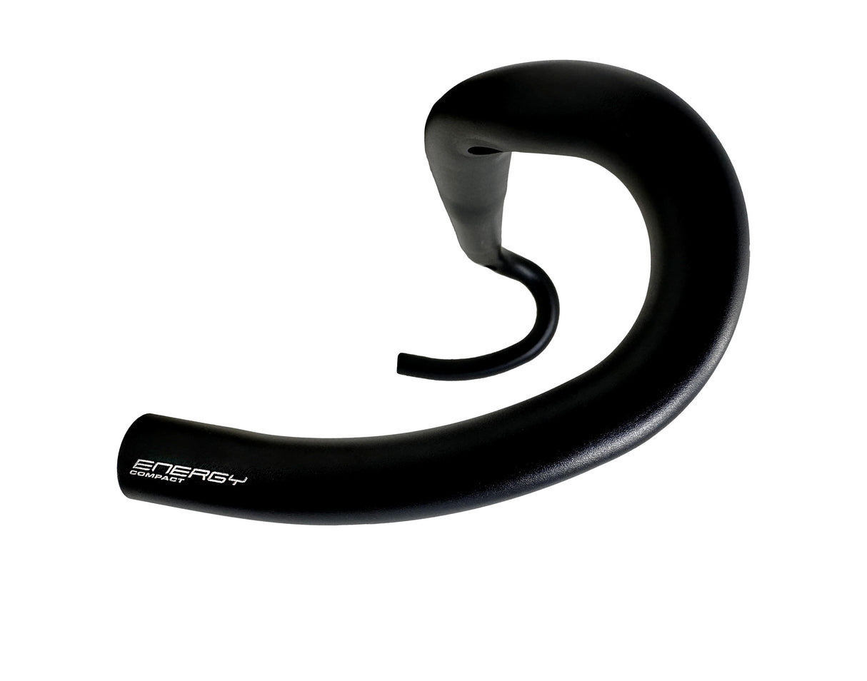 FSA Energy Compact Road Handlebars - 440mm - Black - Sportandleisure.com