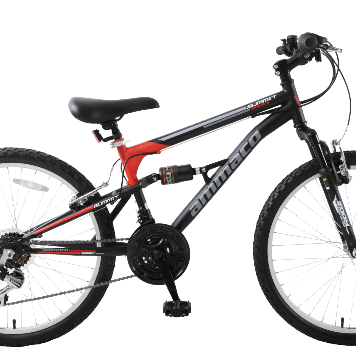Ammaco Summit 24 Kids Mountain Bike Black Sportandleisure