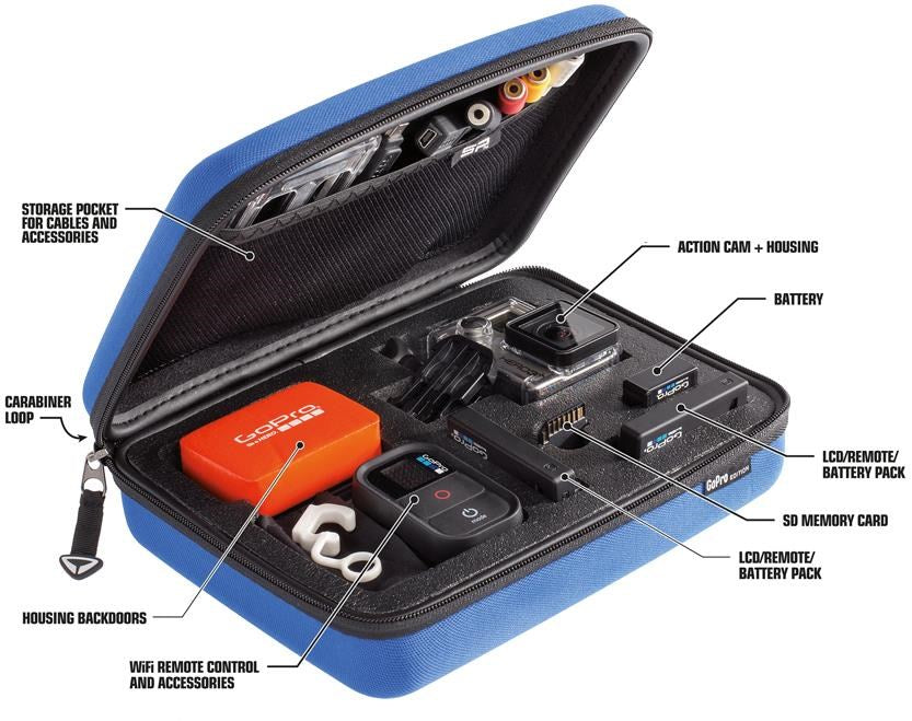 SP Gadgets POV Large Storage Case For GoPro Cameras And Accessories (7607308321025)