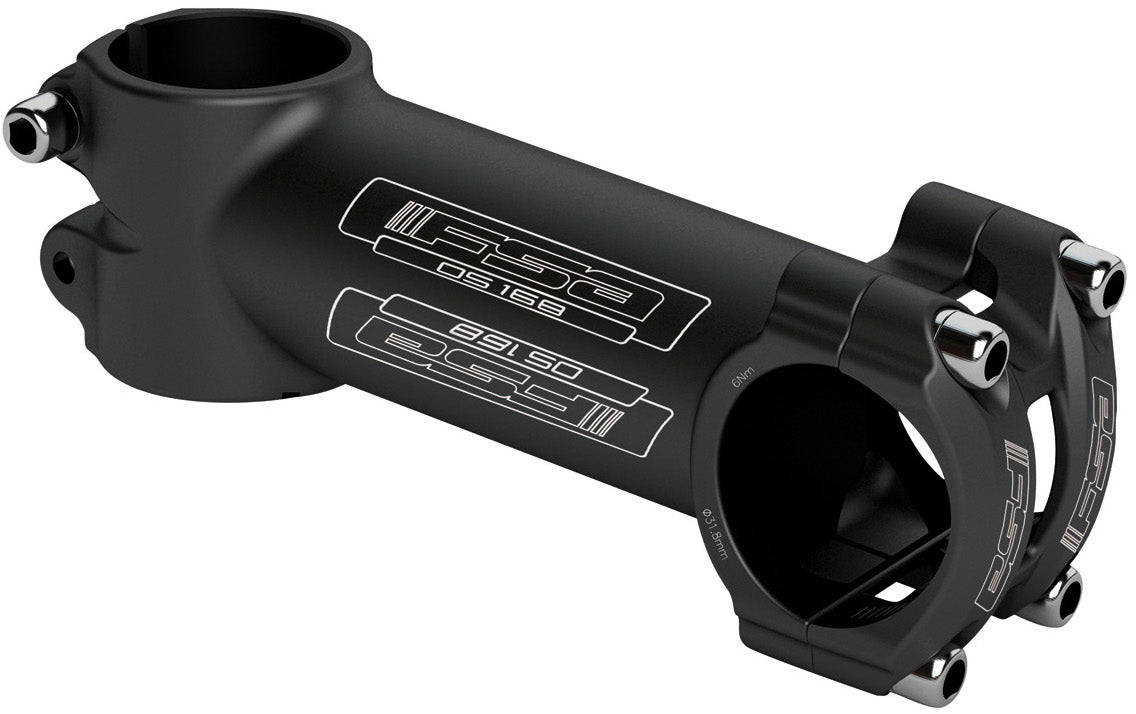 FSA OS 168 Stem - 110mm - 31.8mm - +/- 6° Degree - Black - Sportandleisure.com